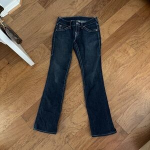 True Religion Indigo Straight Leg Jeans